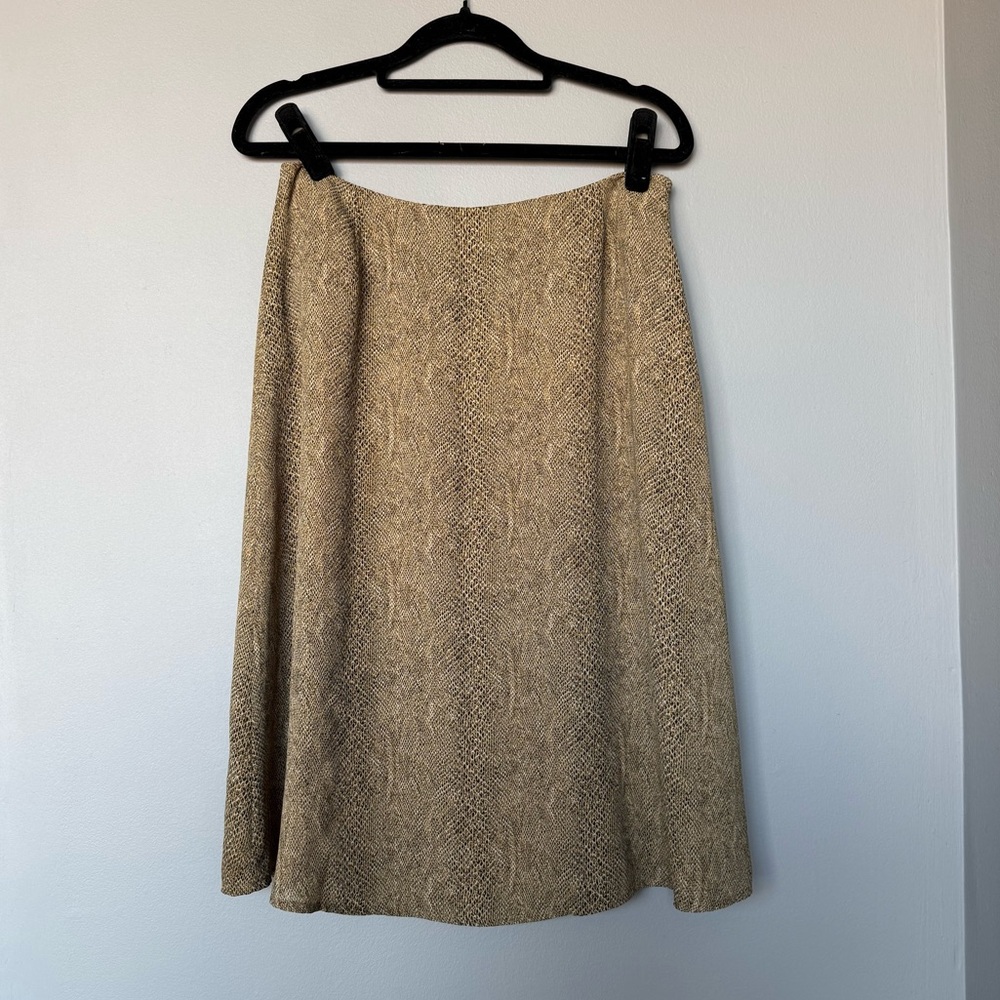 Liz Claiborne Snake Print A-Line Women's Skirt